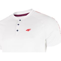 Koszulka polo męska do tenisa TSMF403 - biały. Bielizna termoaktywna męska marki 4f. Za 129.99 zł.