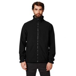 Kurtka Softshell Męska Helly Hansen Paramount. Czarne kurtki męskie Helly Hansen, m, bez wzorów, z softshellu, casualowe, bez ramiączek, bez kaptura. W wyprzedaży za 454.35 zł.