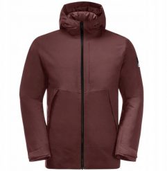 Kurtka męska Jack Wolfskin Tempelhof Jkt M 1115491-2185 Bordowe XL. Czerwone kurtki męskie Jack Wolfskin, m, bez wzorów, bez ramiączek, bez kaptura. Za 431.80 zł.