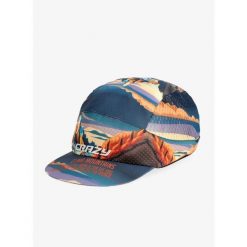 Czapka z daszkiem do biegania Crazy Pacman Cap Run - poster. Niebieskie czapki męskie CRAZY, bez wzorów, sportowe. Za 161.99 zł.