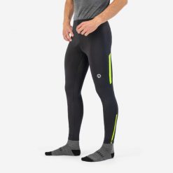 Legginsy do biegania męskie Rogelli Core. Czarne legginsy męskie Rogelli, m, bez wzorów, do biegania. Za 197.00 zł.