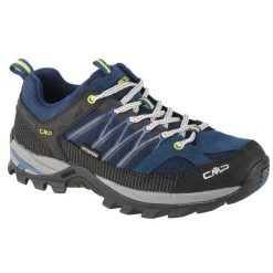 Buty trekkingowe męskie, CMP Rigel Low. Czarne buty trekkingowe męskie CMP, bez wzorów, z materiału, sportowe, bez obcasa, bez zapięcia. Za 549.00 zł.