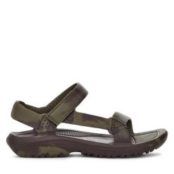 Sandały Teva. Brązowe sandały męskie Teva, bez zapięcia. Za 129.99 zł.