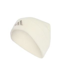 Czapka New Logo Beanie Cuff. Białe czapki męskie ADIDAS, bez wzorów, sportowe. Za 109.00 zł.
