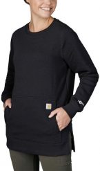 Bluza Carhartt Force Lightweight Black. Czarne bluzy nierozpinane męskie Carhartt, m, bez wzorów, bez ramiączek, bez kaptura. Za 225.43 zł.