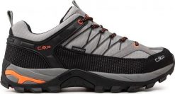 Buty trekkingowe męskie CMP Rigel Low Trekking Shoe Cemento/Nero r. 45 (3Q54457-75UE). Buty trekkingowe męskie CMP, bez wzorów, bez obcasa, bez zapięcia. Za 395.99 zł.
