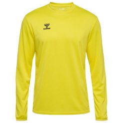 Bluza Hummel Essential. Żółte bluzy nierozpinane męskie HUMMEL, bez wzorów, z materiału, sportowe, bez ramiączek, bez kaptura. Za 152.50 zł.