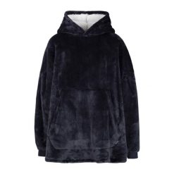 Trespass Cosiness – obszerna bluza z kapturem At300 Navy. Niebieskie bluzy z polaru męskie Trespass, bez wzorów, z polaru, sportowe, bez ramiączek, z kapturem. Za 349.99 zł.