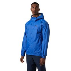 Kurtka trekkingowa męska Helly Hansen Loke. Niebieskie kurtki męskie Helly Hansen, l, bez wzorów, z syntetyku, sportowe, bez ramiączek, bez kaptura. Za 409.99 zł.