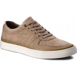 Sneakersy TOMMY HILFIGER - Unlined Low Cut Nubuck Sneaker FM0FM01633 Shitake 012. Buty sportowe na co dzień męskie marki Tommy Hilfiger. W wyprzedaży za 279.00 zł.