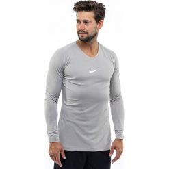 Koszulka termoaktywna męska Nike Dry Park First Layer JSY LS. Szare bielizna termoaktywna męska Nike, m, bez wzorów, bez ramiączek. Za 119.66 zł.