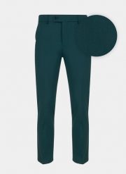 PAKO LORENTE – Zielone spodnie garniturowe P22SF-6G-017-Z-S. Zielone eleganckie spodnie męskie Pako Lorente, bez wzorów, z wełny, eleganckie. Za 149.99 zł.