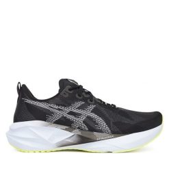 Buty do biegania Asics. Czarne buty do biegania męskie Asics, bez wzorów, bez zapięcia, do biegania. Za 679.99 zł.