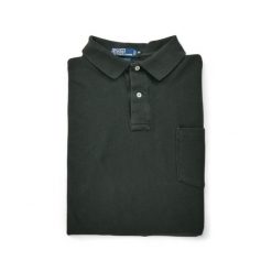 Second life - Krótki rękaw męskie polo czarne - Stan bardzo dobry. Czarne koszulki polo męskie Ralph Lauren, m, bez wzorów, sportowe, bez kołnierzyka, bez ramiączek. Za 114.17 zł.