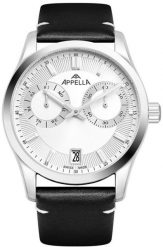 Zegarek męski Appella L70009.5213QF czarny. Czarne zegarki męskie Appella. Za 1,570.00 zł.