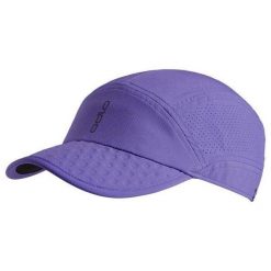Czapka z daszkiem do biegania ODLO Performance Pro. Fioletowe czapki męskie Odlo, bez wzorów, sportowe. W wyprzedaży za 170.99 zł.