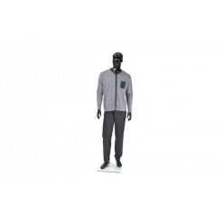 Piżama męska rozm. XL zapinana wzór Massana. Szare piżamy męskie Massana Homewear, m, bez wzorów, z bawełny, bez kołnierzyka, bez ramiączek. Za 329.00 zł.