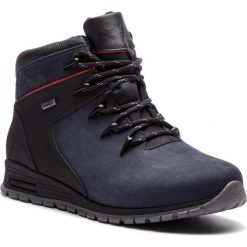 Trekkingi NIK - 02-0614-23-3-09-03 Czarny Granatowy. Czarne buty trekkingowe męskie Nik, z materiału. Za 359.00 zł.
