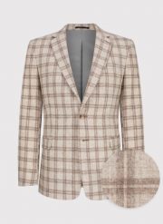 PAKO LORENTE – Marynarka męska P22WP-3X-034-E-S. Brązowe marynarki męskie Pako Lorente, m, bez wzorów, z poliamidu. Za 379.99 zł.