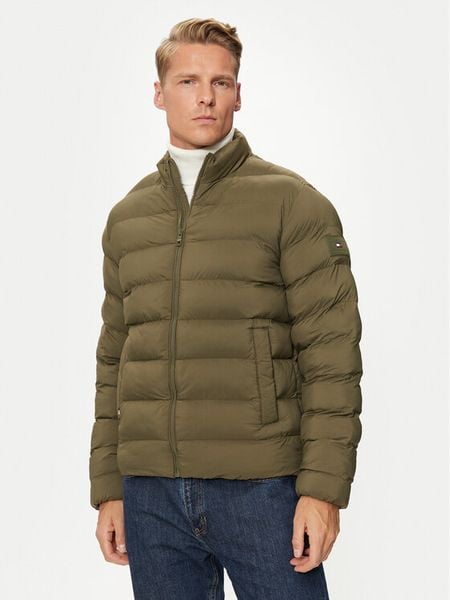 Tommy Hilfiger Kurtka zimowa MW0MW37259 Zielony Regular Fit. Zielone kurtki męskie Tommy Hilfiger, na zimę, m, bez wzorów, z syntetyku, bez ramiączek, bez kaptura. Za 549.99 zł.