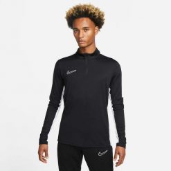 Bluza treningowa męska Nike DF Academy 23 SS Drill. Czarne bluzy nierozpinane męskie Nike, m, bez wzorów, sportowe, bez ramiączek, bez kaptura. Za 191.30 zł.