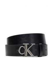 Calvin Klein Pasek Męski Ck Buckle Tumbled 35Mm LV04D7016G Czarny. Czarne paski męskie Calvin Klein, bez wzorów, ze skóry. Za 179.99 zł.
