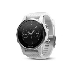 Zegarek sportowy z GPS GARMIN Fenix 5S Srebrny z białym paskiem 010-01685-00. Białe zegarki sportowe Garmin. Za 1,742.74 zł.