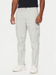 BOSS Spodnie materiałowe Sisla-7 50523149 Szary Regular Fit. Szare spodnie na co dzień męskie Boss, bez wzorów, z bawełny. Za 369.99 zł.