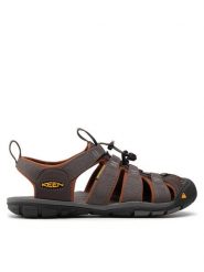 Keen Sandały Clearwater 1014456 Szary. Szare sandały męskie Keen, z materiału, bez zapięcia. Za 269.99 zł.