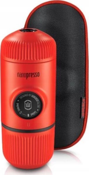 Ekspres na kapsułki Wacaco Manual ground coffee machine with case NANOPRESSO LAVA RED. Czerwone ekspresy na kapsułki Wacaco. Za 312.01 zł.