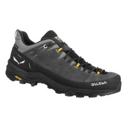 Buty Trekkingowe Męskie Salewa Alp Trainer 2 Gtx. Czarne buty trekkingowe męskie Salewa, bez wzorów, z gumy, sportowe, bez obcasa, bez zapięcia. Za 928.00 zł.