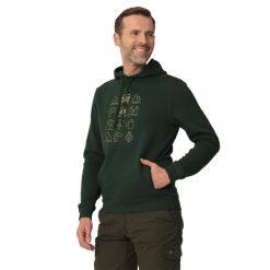 Bluza myśliwska męska Tagart Fns Rover Green ciepła dzianina. Zielone bluzy nierozpinane męskie TAGART, l, bez wzorów, z dzianiny, bez ramiączek, bez kaptura. Za 279.00 zł.