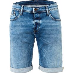 Dżinsowe szorty - Regular fit - w kolorze niebieskim. Niebieskie szorty męskie Cross Jeans, bez wzorów, klasyczne. W wyprzedaży za 74.95 zł.