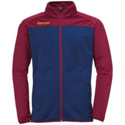 Bluza Kempa Prime Poly Jacket. Czerwone bluzy nierozpinane męskie Kempa, bez wzorów, sportowe, bez ramiączek, bez kaptura. W wyprzedaży za 169.50 zł.
