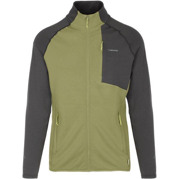 Bluza męska VIKING Birger Man rozpinana. Zielone bluzy rozpinane męskie Viking, m, bez wzorów, bez ramiączek, bez kaptura. Za 393.48 zł.