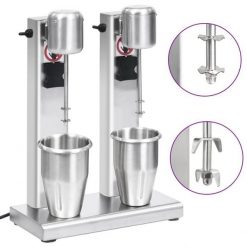 Mikser do koktajli mlecznych z 2 kubkami, stal nierdzewna, 2 L. Blendery Vida. W wyprzedaży za 741.00 zł.