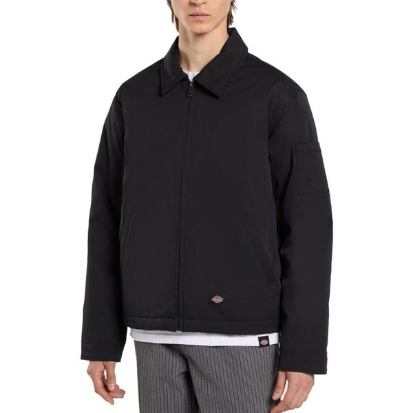 Kurtka DICKIES EISENHOWER Czarny. Czarne kurtki męskie Dickies, m, bez wzorów, z tkaniny, bez ramiączek, bez kaptura. Za 684.29 zł.