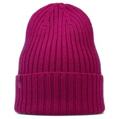 Czapka zimowa z wełny merino Norval. Czerwone czapki męskie Buff, na zimę, bez wzorów, z wełny, sportowe. Za 209.99 zł.