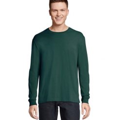 Koszulka Z Długim Rękawem Unisex Pioneer Dla Dorosłych. Zielone koszulki męskie z długim rękawem SOL'S, m, bez wzorów, sportowe, bez kołnierzyka, bez ramiączek. Za 64.99 zł.
