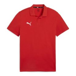 Koszulka męska Puma Team Goal Casuals Polo. Czerwone koszulki polo męskie Puma, m, bez wzorów, sportowe, bez kołnierzyka, bez ramiączek. Za 89.09 zł.