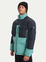 Quiksilver Kurtka zimowa Stay Puff EQYJK04179 Turkusowy Regular Fit. Niebieskie kurtki męskie Quiksilver, na zimę, l, bez wzorów, z syntetyku, bez ramiączek, bez kaptura. Za 429.99 zł.