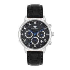 Rhodenwald & Söhne Chronograf Moonlight Srebrny Skóra naturalna Czarny Zegarki męskie 1 ct Męskie. Czarne, analogowe zegarki męskie Rhodenwald & Söhne, z koronki, srebrne. Za 669.99 zł.