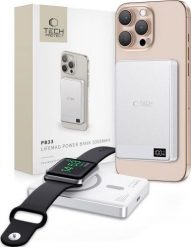 Powerbank Tech-Protect TECH-PROTECT PB33 LIFEMAG MAGSAFE POWER BANK 5000MAH SILVER. Szare powerbanki TECH-PROTECT. Za 114.30 zł.