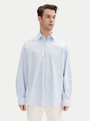 Jack & Jones Koszula Atlas 12271085 Błękitny Wide Fit. Niebieskie koszule męskie Jack & Jones, m, bez wzorów, z bawełny, bez kołnierzyka, bez ramiączek. Za 79.99 zł.