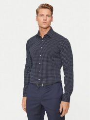 Calvin Klein Koszula K10K113163 Granatowy Slim Fit. Niebieskie koszule męskie Calvin Klein, m, bez wzorów, z bawełny, bez kołnierzyka, bez ramiączek. Za 199.99 zł.