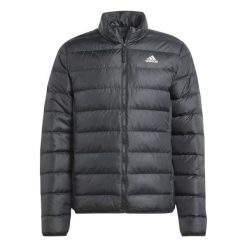 Kurtka Mężczyzna Adidas Essentials Light Down czarny. Białe kurtki męskie ADIDAS, m, bez wzorów, z puchu, sportowe, bez ramiączek, bez kaptura. W wyprzedaży za 448.60 zł.