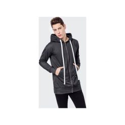 Bluza bawełniana z kapturem i suwakami Basic Grey Denim. Bluzy rozpinane męskie marki Male-me. Za 199.00 zł.