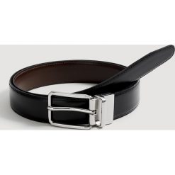 Mango Man - Pasek Emili. Szare paski męskie Mango Man, w paski, z materiału. Za 139.90 zł.