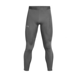 Legginsy na zimne dni Under Armour Launch Elite. Szare legginsy męskie Under Armour, bez wzorów, do biegania. Za 402.50 zł.