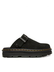 Dr. Martens Klapki Zebzag DM31657001 Czarny. Czarne klapki i japonki męskie Dr. Martens, bez wzorów, z nubiku. Za 569.99 zł.